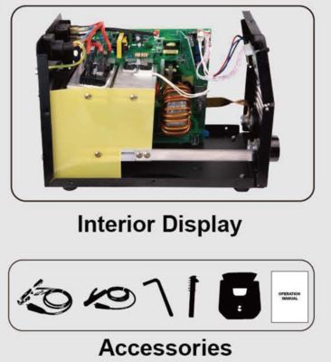 Compact DC Inverter MMA Welder with Efficient Heat Dissipation and Half-Bridge IGBT Inverter Technology