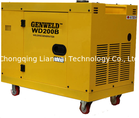 Lasser de Met motor Generator, Stille Diesel Lasser Generator van GENWELD WD200B 200A