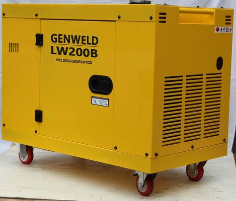 Draagbare Stille 170A-van Diesel de outputmacht Lassersgenerator with AC 4.0kW