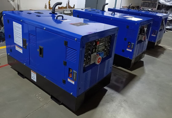 kopen 500A Diesel-sweisgenerator met 20 kW/400V en 7 kW/230V hulpvermogen voor pijpleiding online manufacture