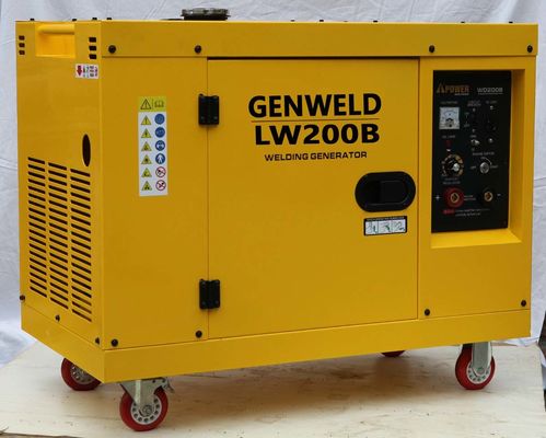kopen Draagbare Stille Diesel Lasgenerator met 170A Lasstroom, 4,0kW Uitgangsvermogen en 35% Inschakelduur online manufacture